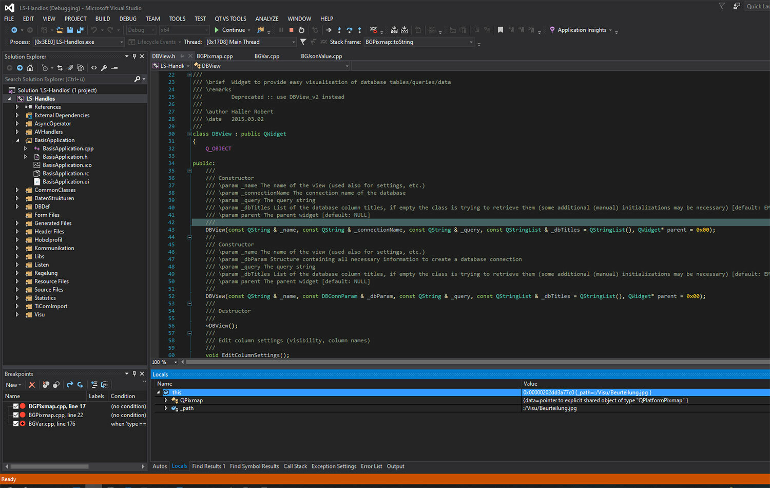 Technoligien- Softwareentwicklung-visualstudioscreenshot